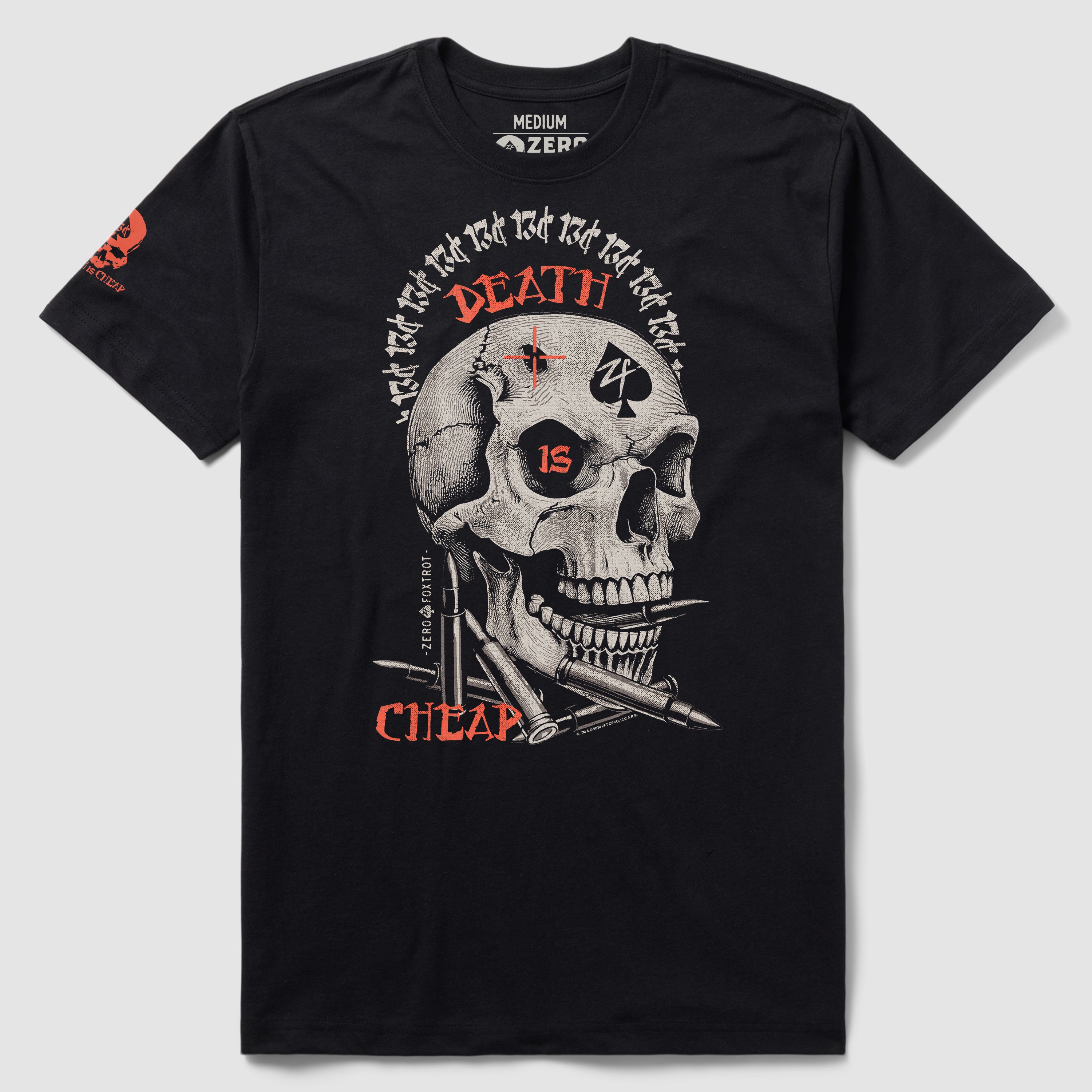 Death is Cheap Tee –ZERO FOXTROT