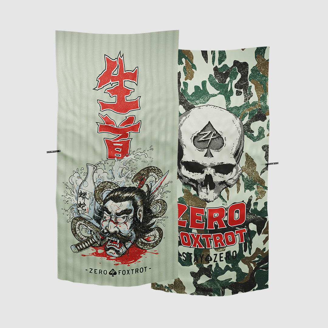Namakubi Sake Microfiber Beach Towel –ZERO FOXTROT