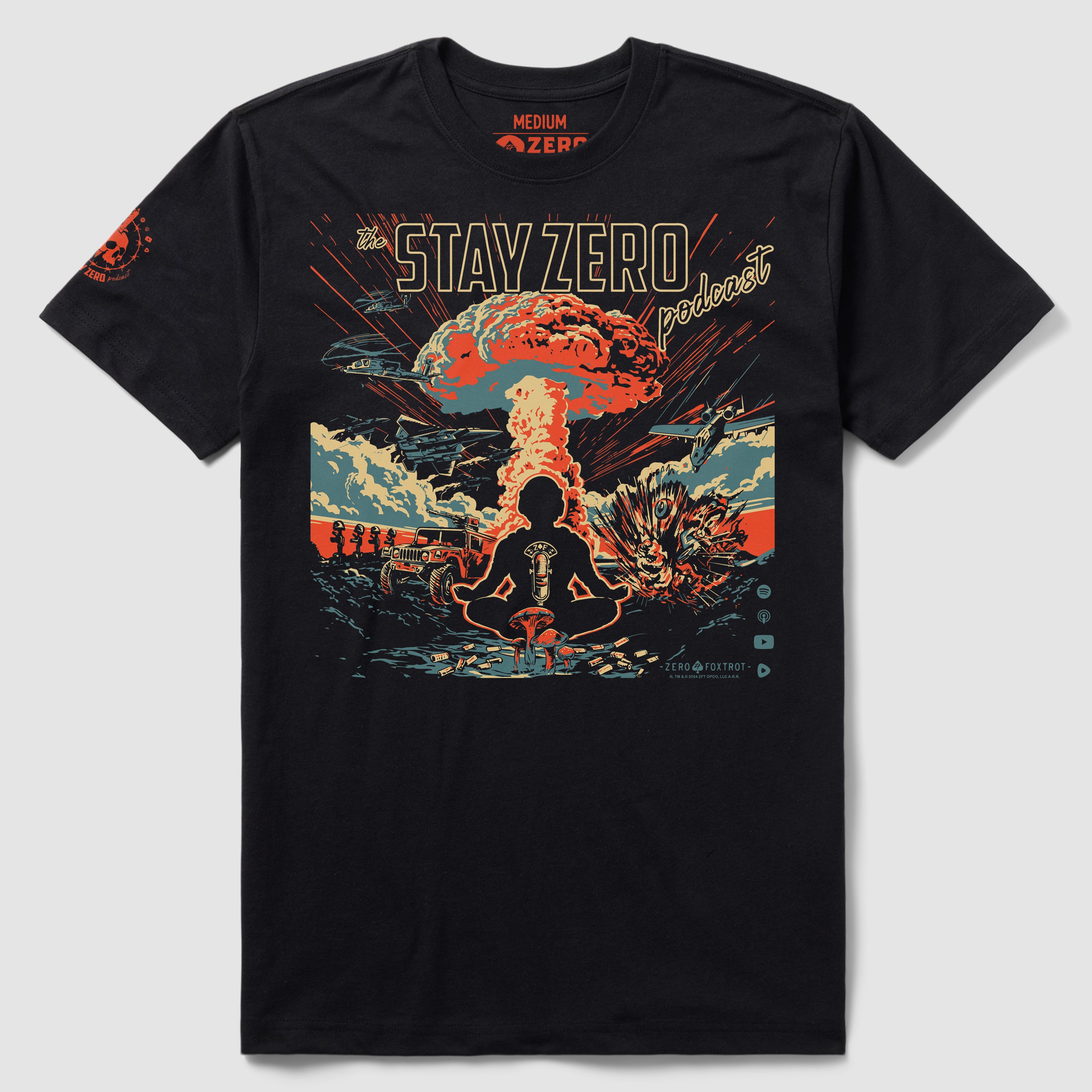 Podcast Boom Tee –ZERO FOXTROT