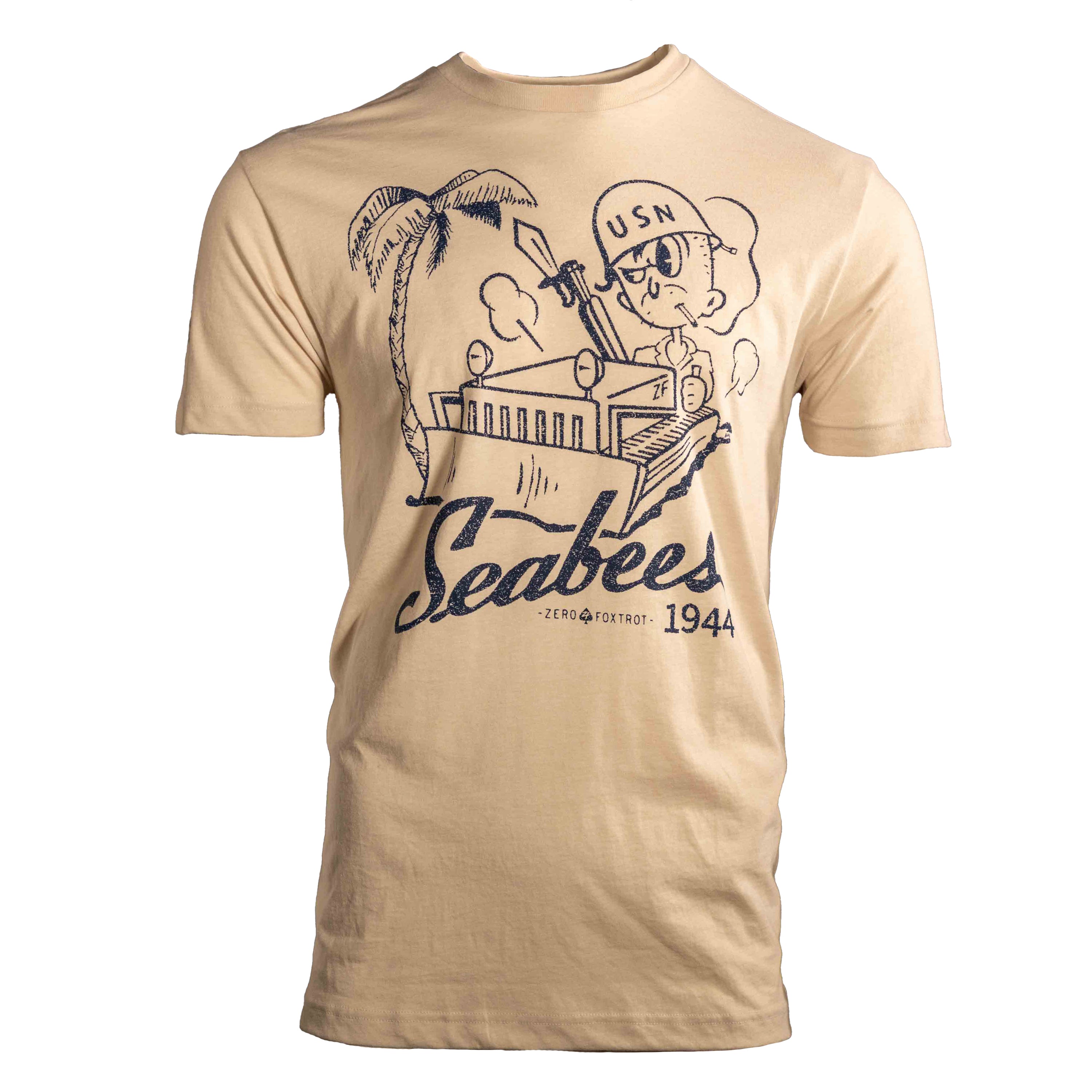 SEA ソフトプレッツェル Tシャツ Seabees Tee –ZERO FOXTROT