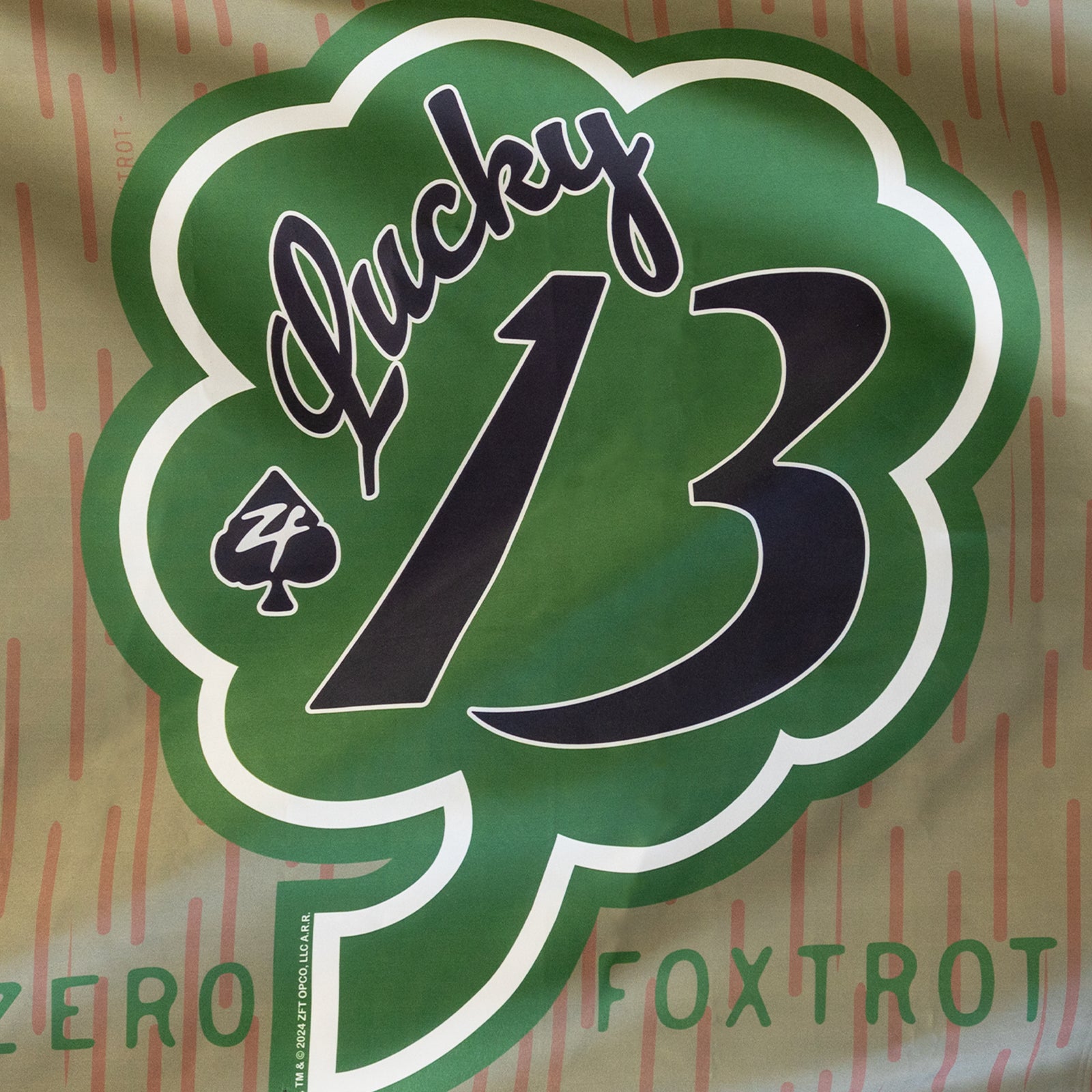 Lucky 13 Flag –ZERO FOXTROT