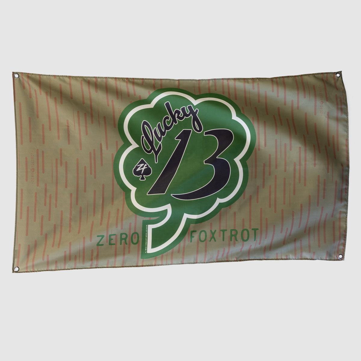 Lucky 13 Flag –ZERO FOXTROT