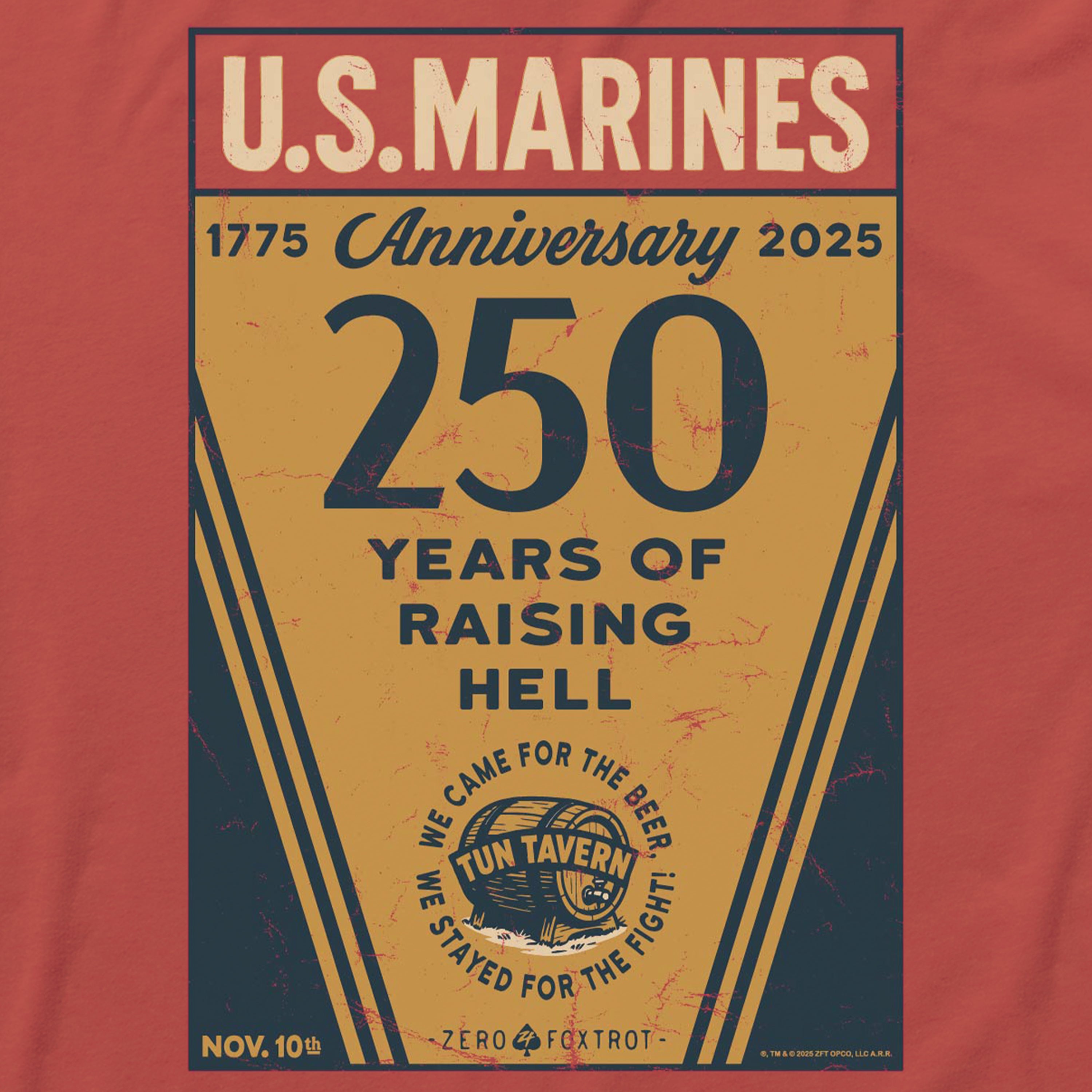 USMC 250th B-Day Tee