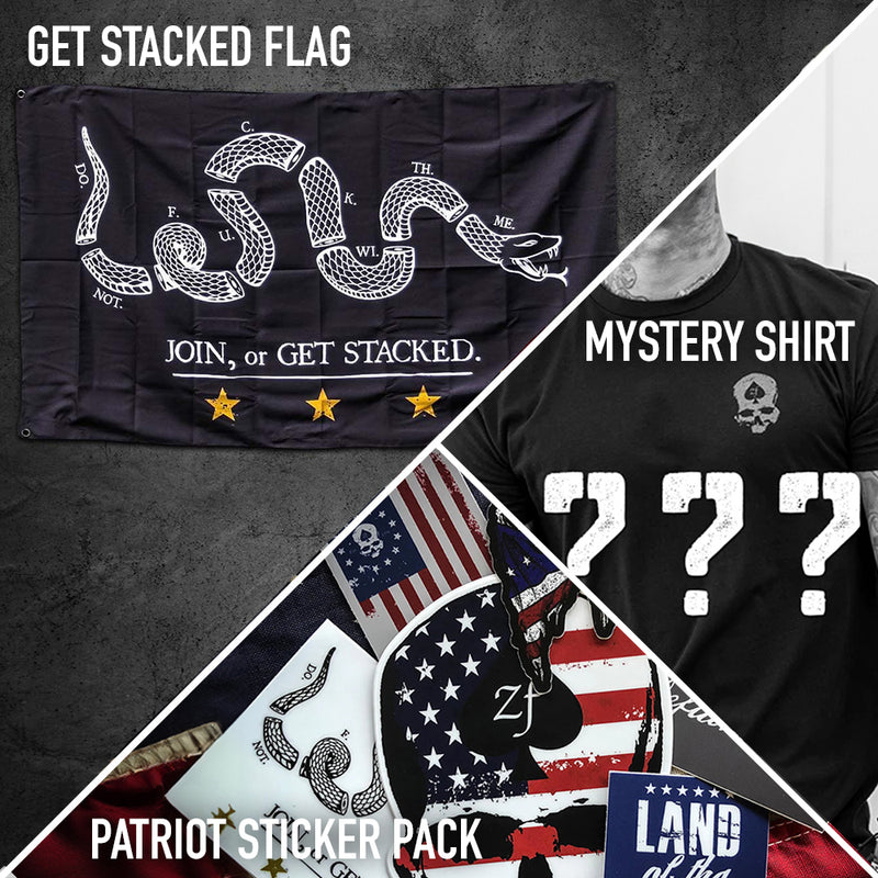 Mystery Tee  + Flag + Slap Pack
