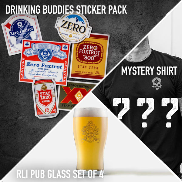 Mystery Tee + Slap Pack + Pub Glasses
