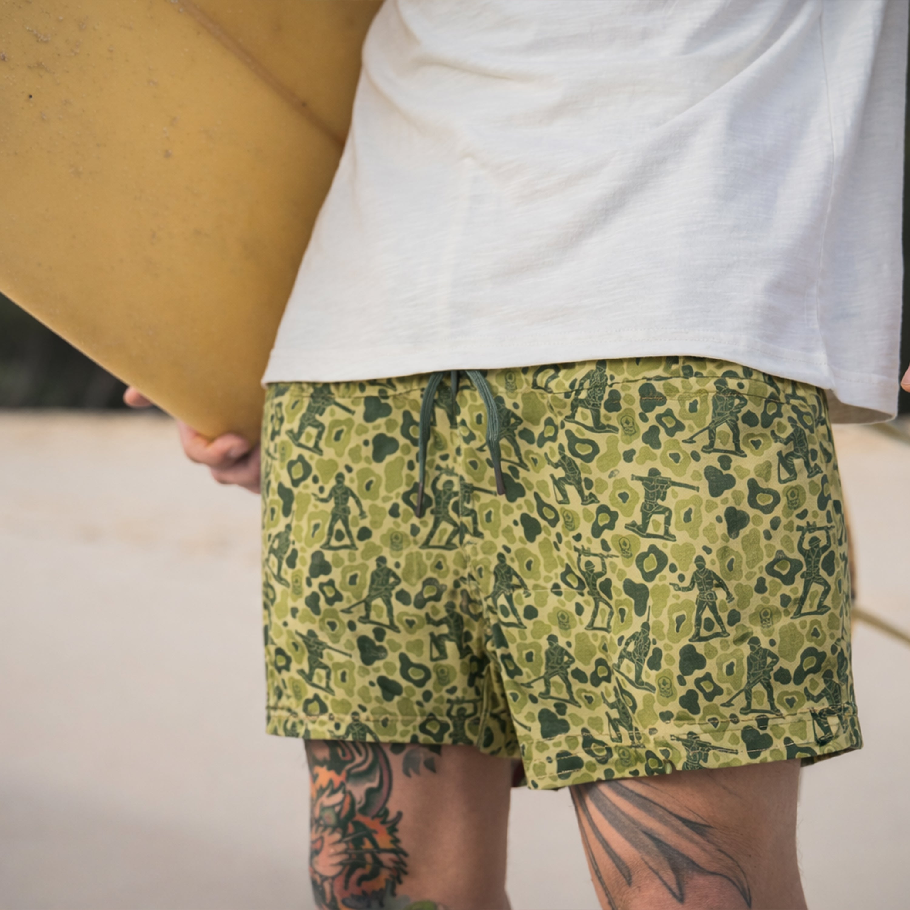 Army Men Swim Trunks