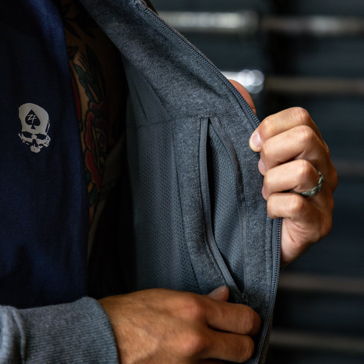 Smuggler Fleece Zip Hoodie –ZERO FOXTROT