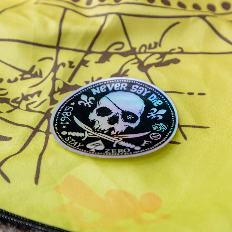 Never Say Die Holo Sticker