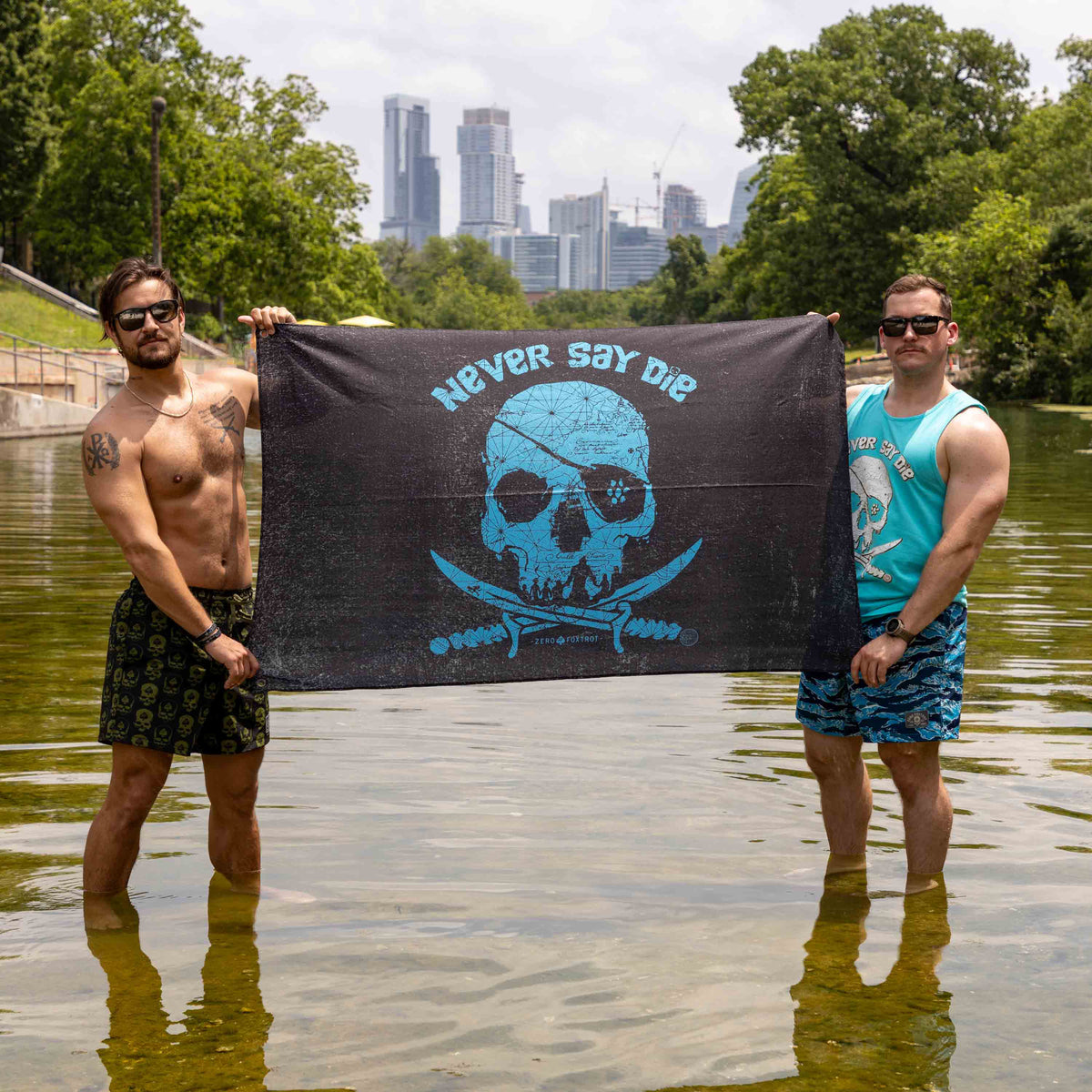 Never Say Die Flag –ZERO FOXTROT