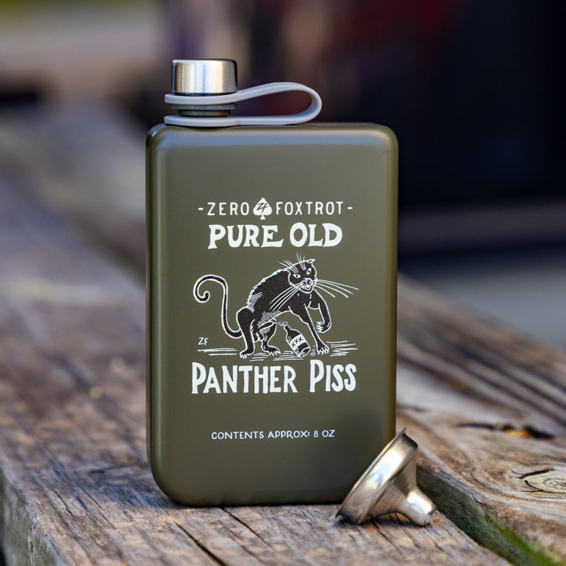 Pure Old Hip Flask