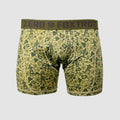 Boxer Briefs - Army Men featuring green camouflage boxer briefs with a comfortable elastic waistband and fitted mid thigh design