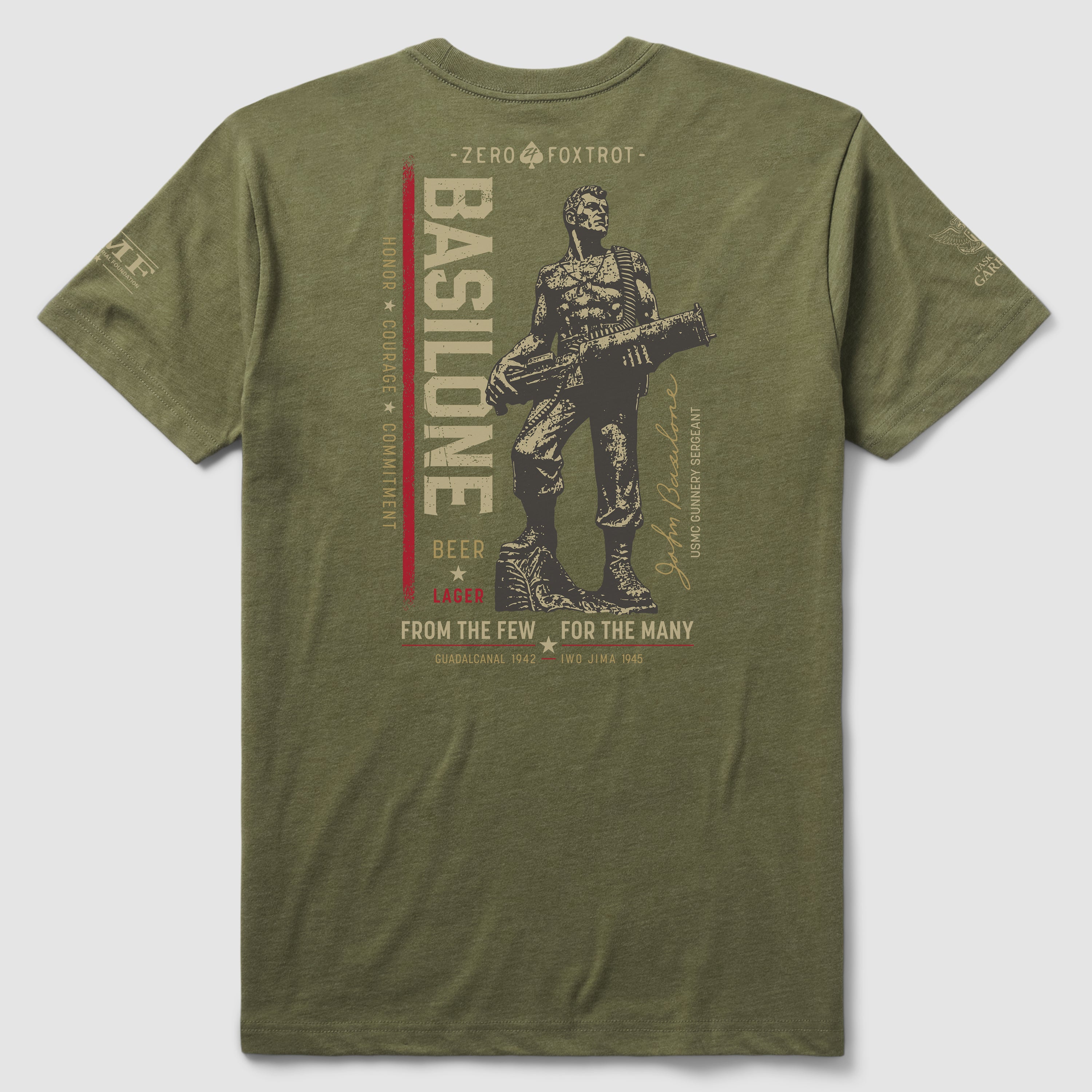 Basilone Beer x Zero Foxtrot Tee