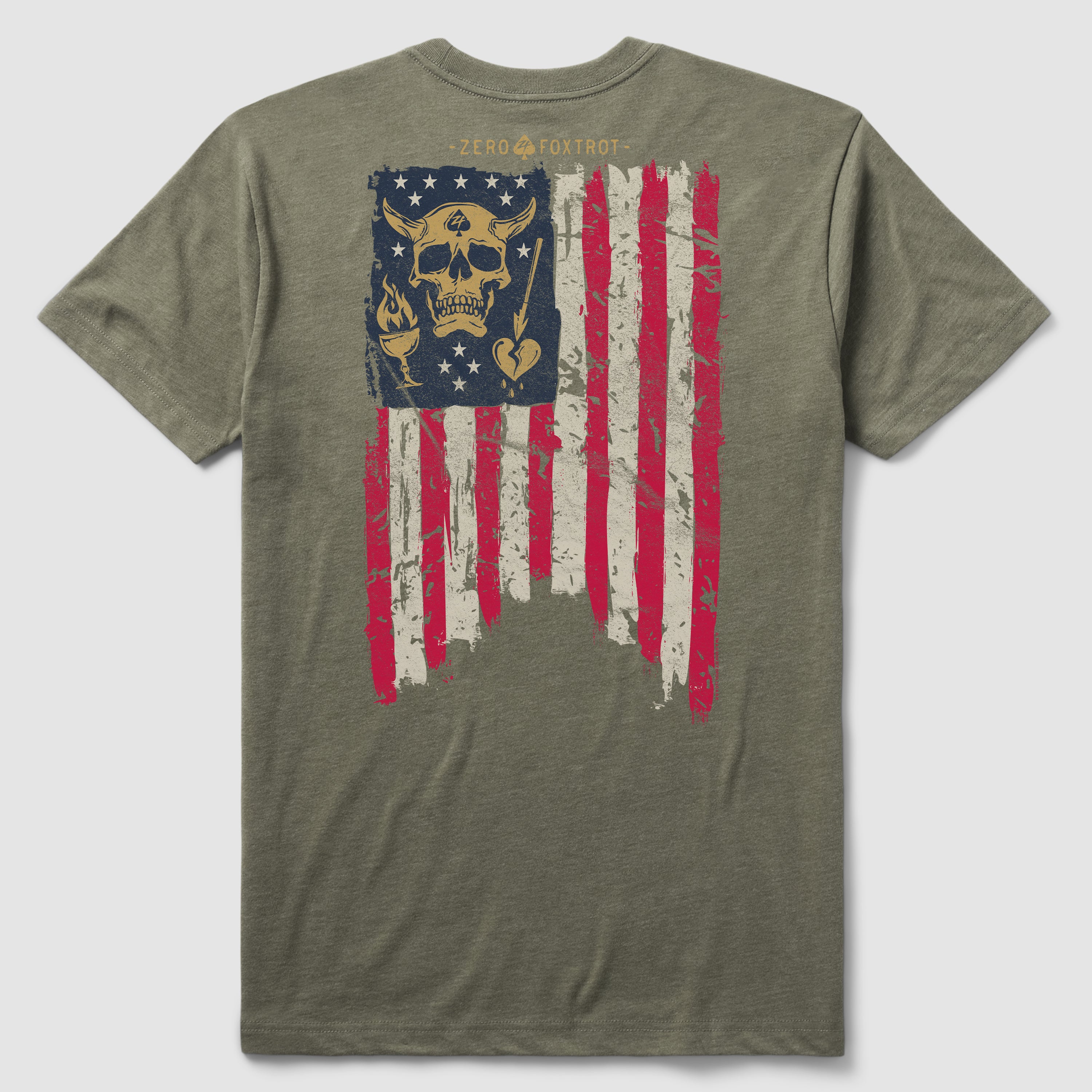 Blackbeard Glory Tee - Stone Grey