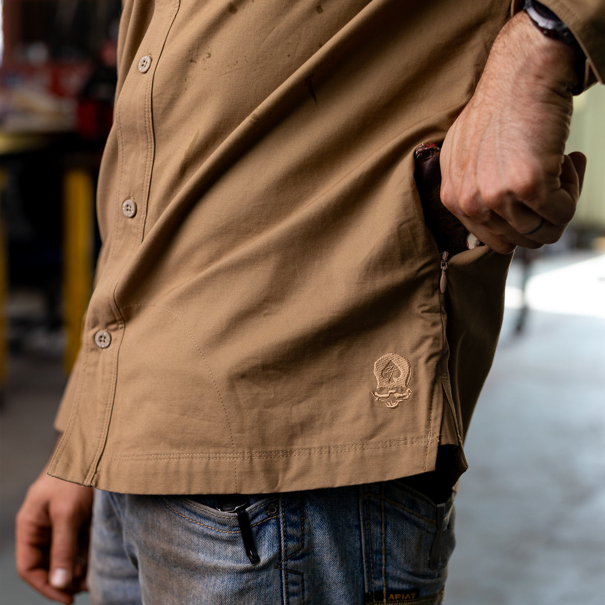 Long Sleeve Utility Shirt –ZERO FOXTROT
