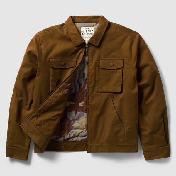 Insulated Canvas Trucker Jacket