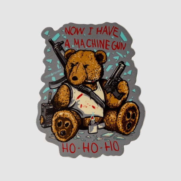 HoHoHo Teddy Sticker