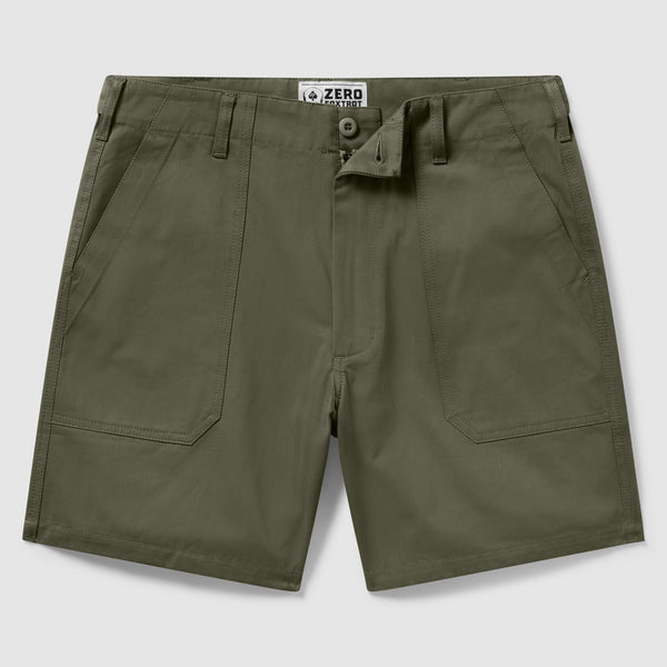 パンツ subculture FATIGUE PANTS SHORTS / OLIVE Fatigue Shorts –ZERO FOXTROT