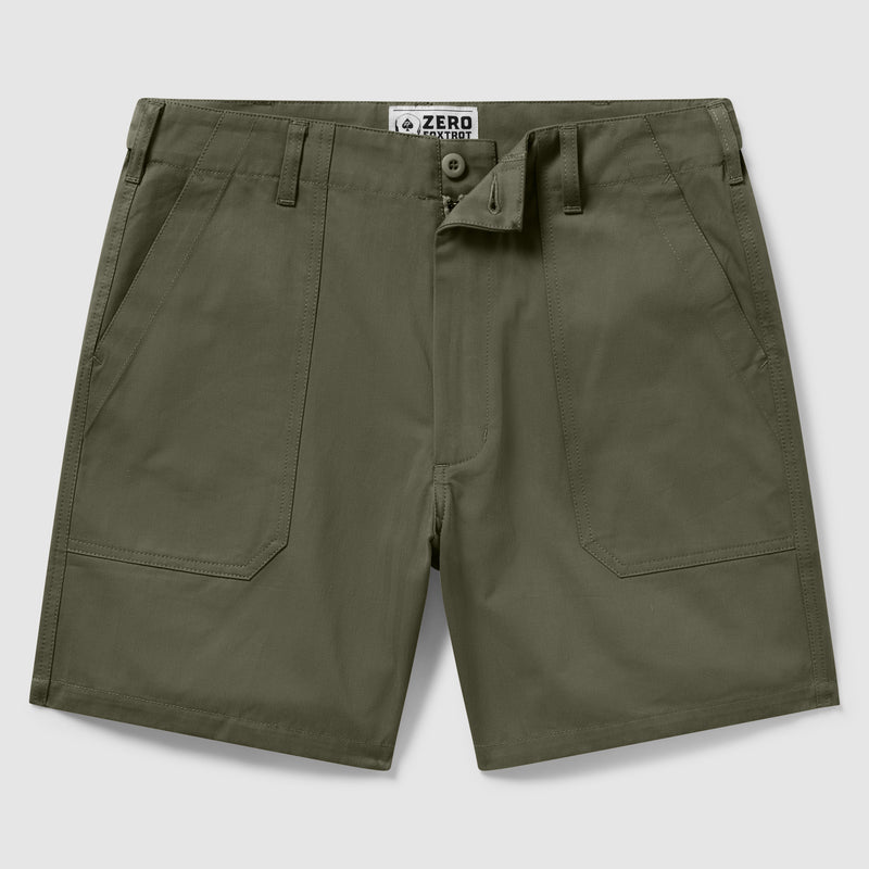 【M】TENDERLOIN FATIGUE SHORTS OLIVE Fatigue Shorts –ZERO FOXTROT