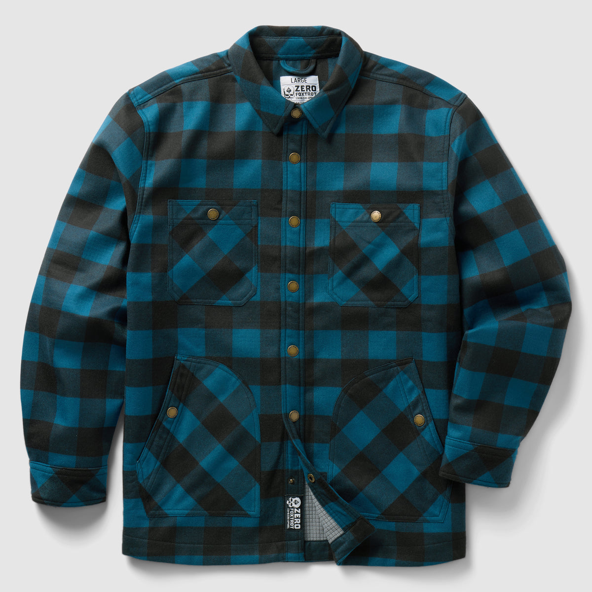 Zero Flannel Shacket –ZERO FOXTROT