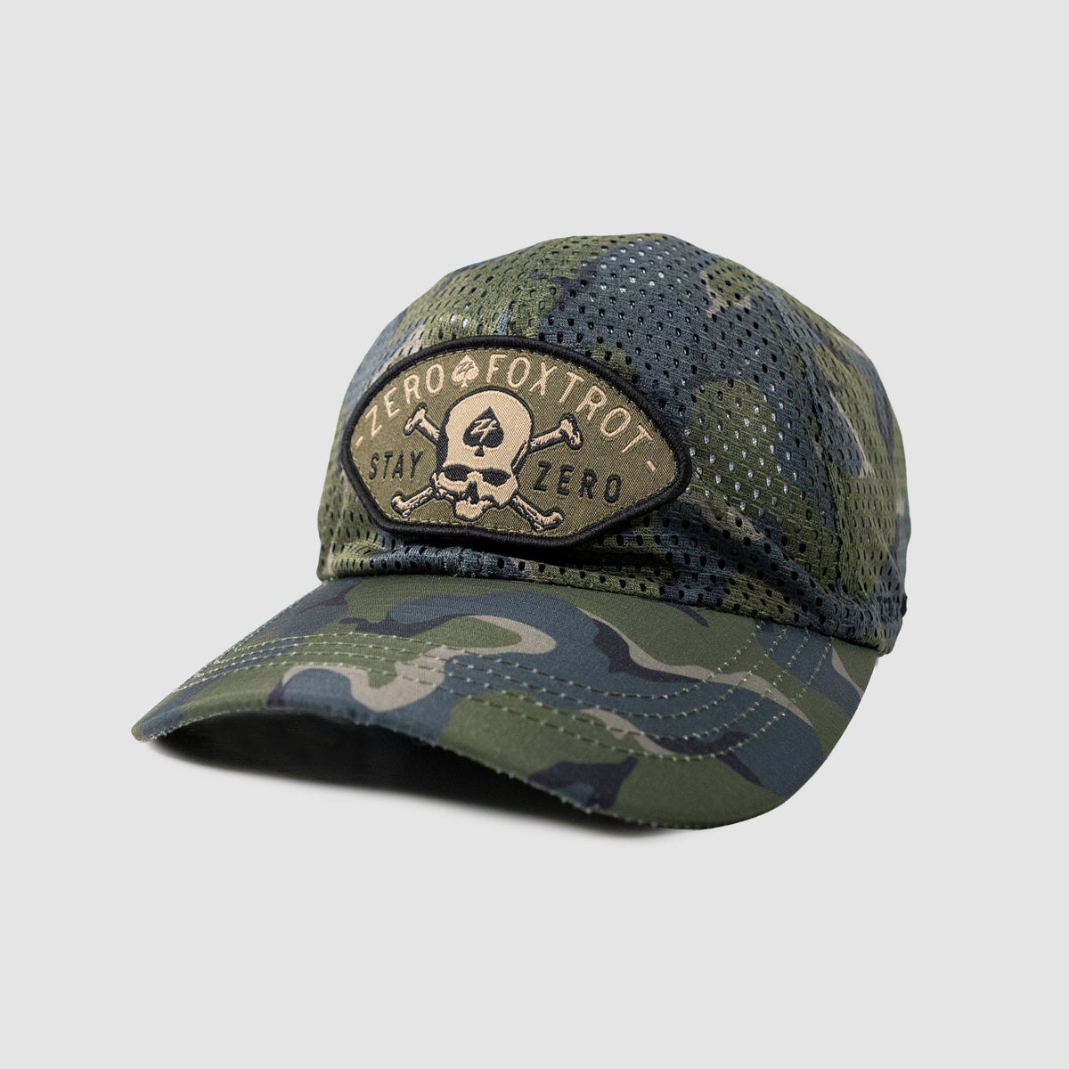 BRIEFING × WDS MESH CAP CAMO Full Mesh Cap –ZERO FOXTROT
