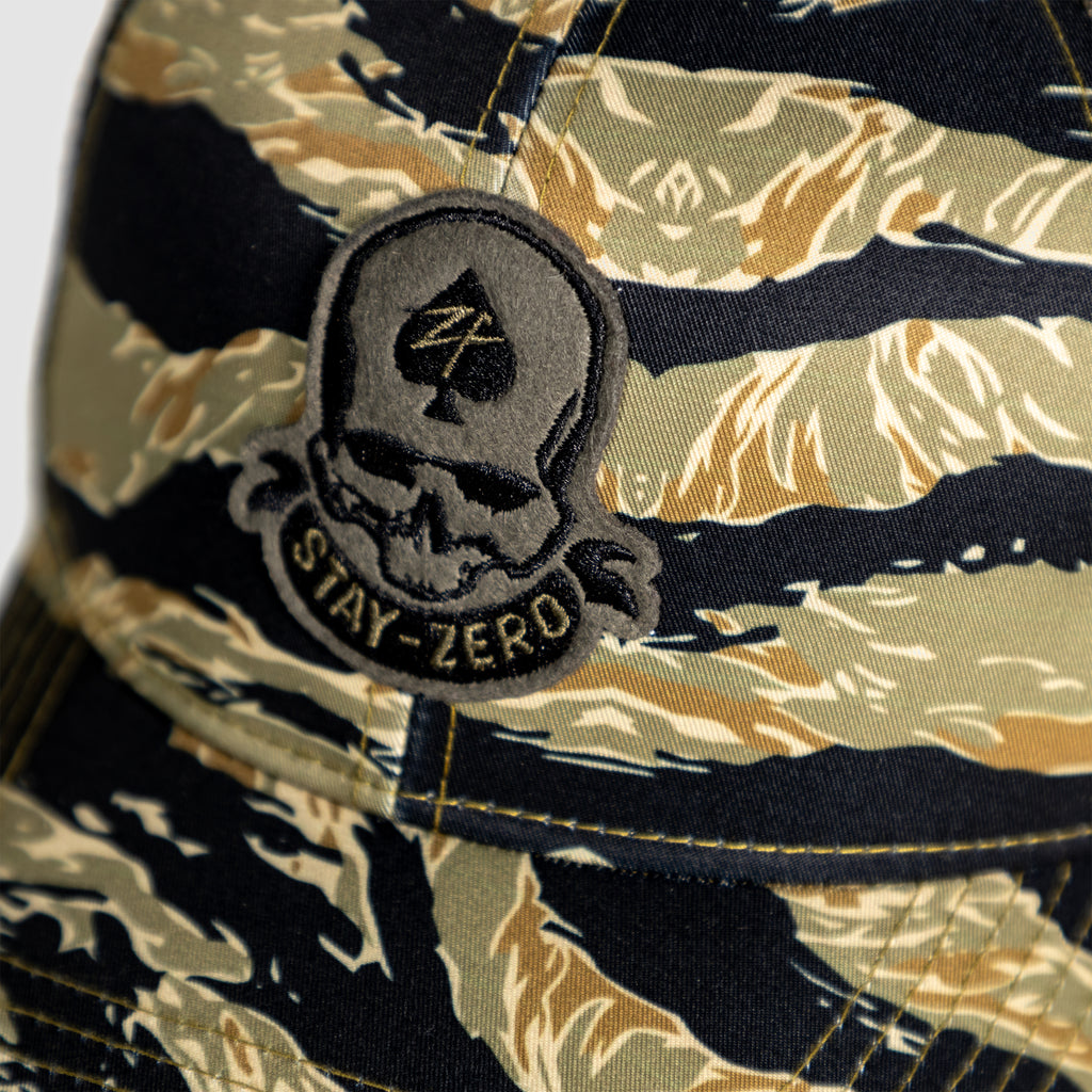 Tiger Stripe Gold Cap –ZERO FOXTROT