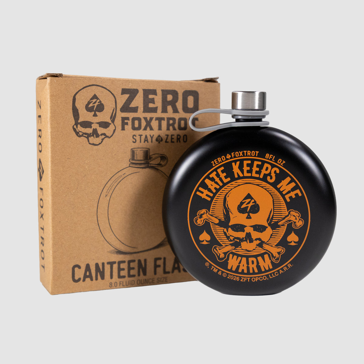 Hate Keeps Me Warm Flask