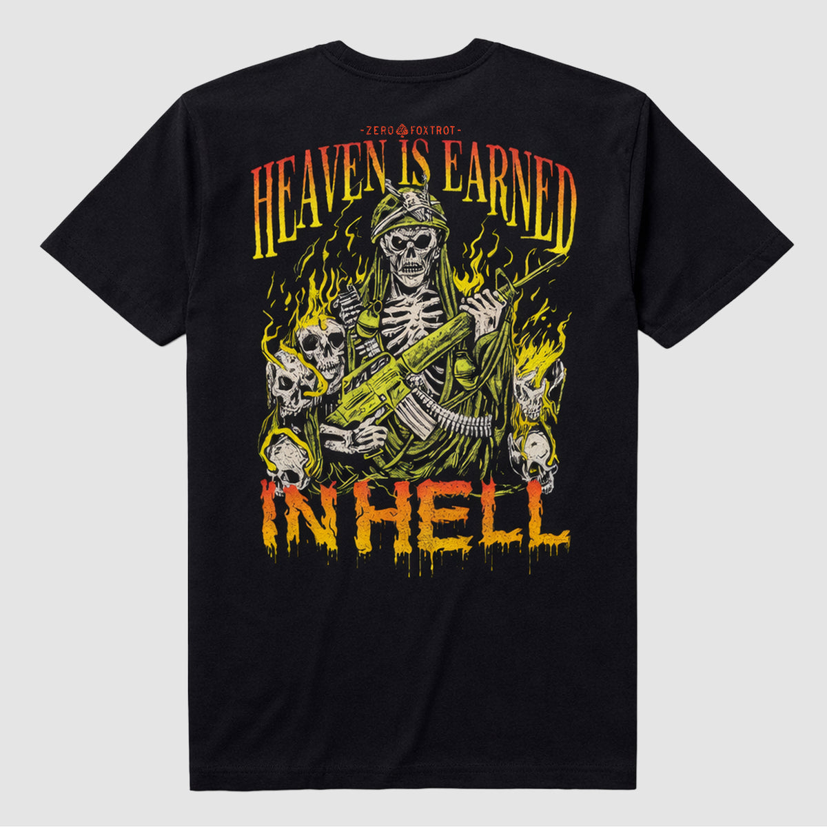 Heaven is Earned Tee –ZERO FOXTROT