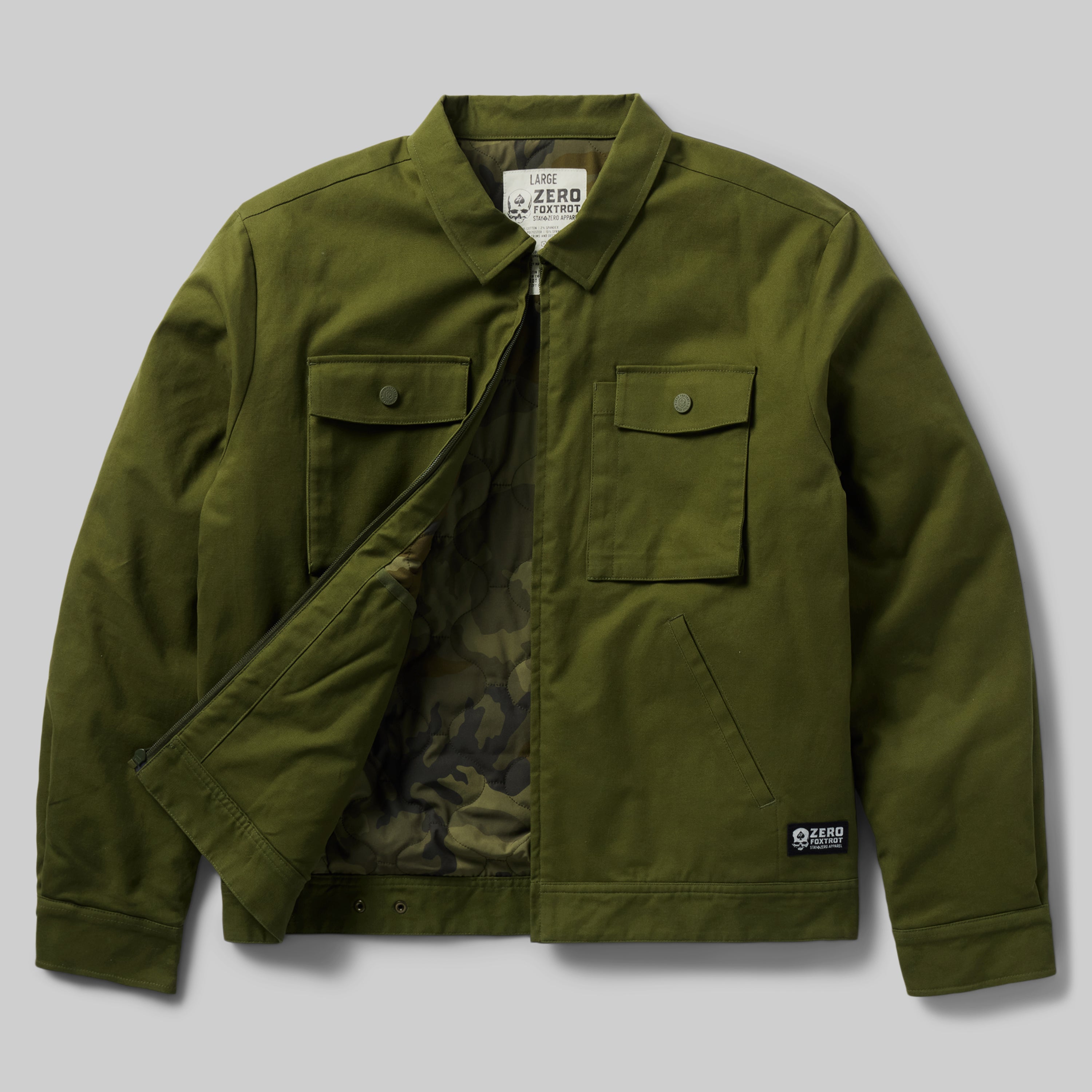 Insulated Canvas Trucker Jacket