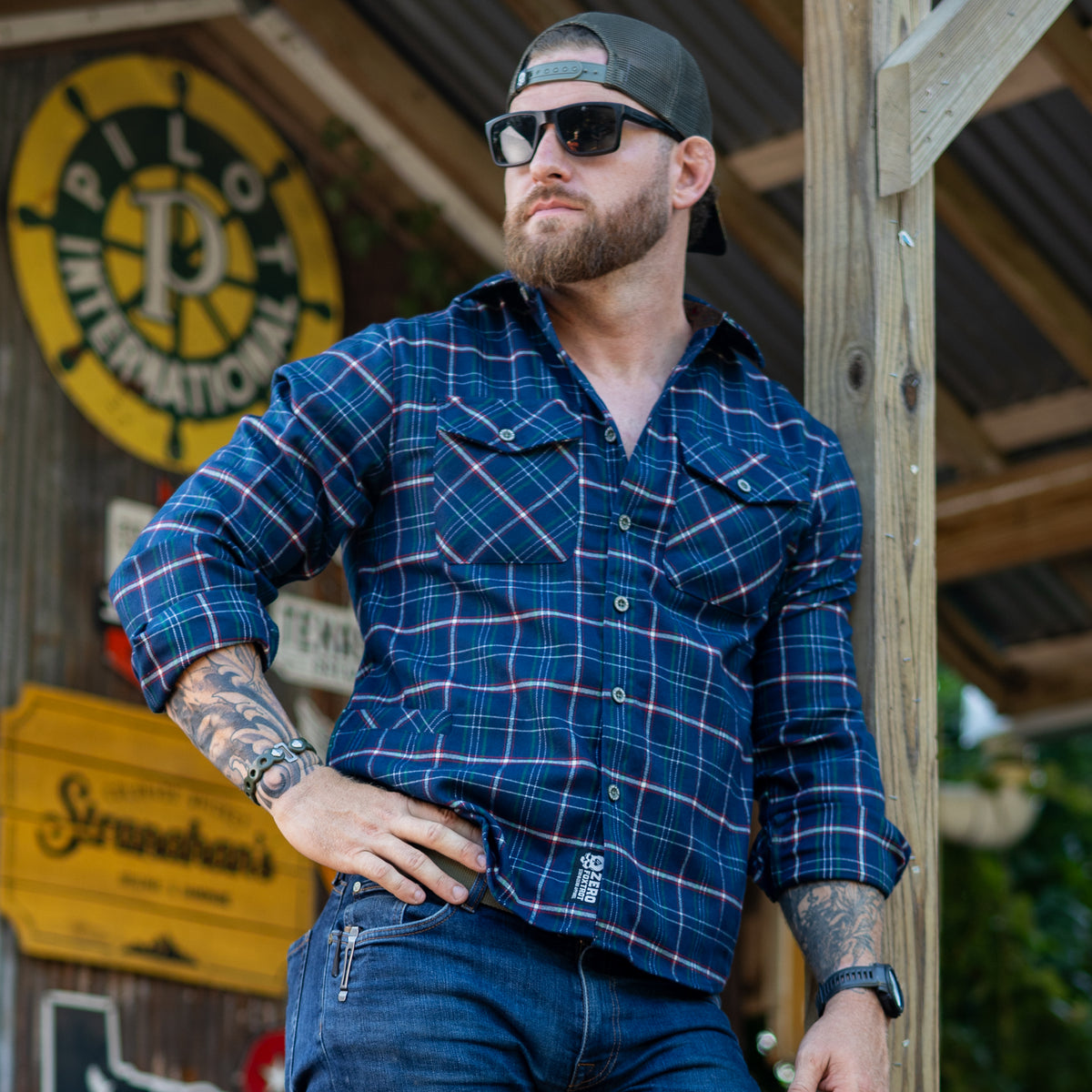 Zero Flannel –ZERO FOXTROT