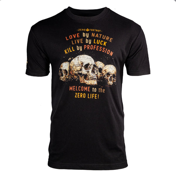 Live by Luck Tee –ZERO FOXTROT