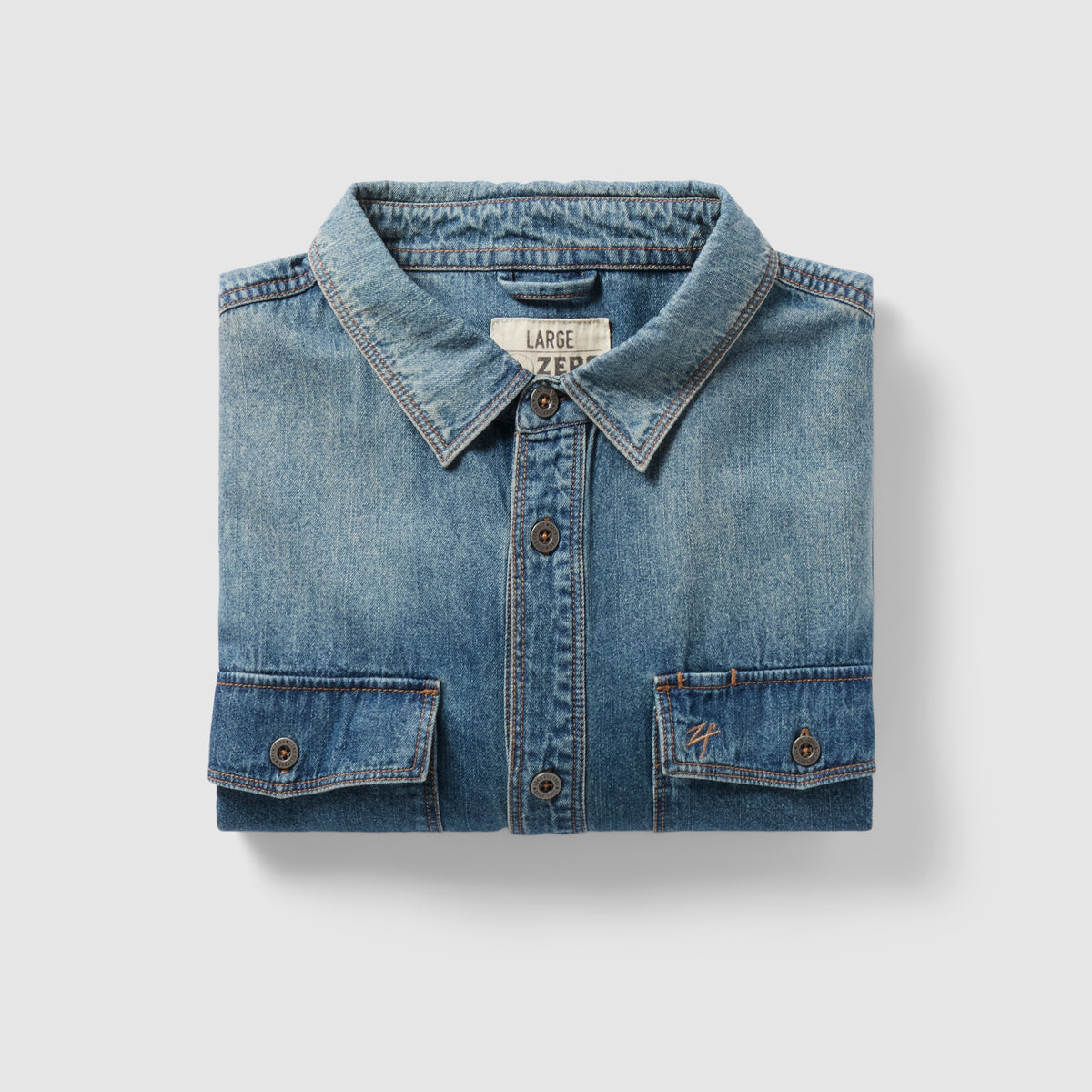 トップス workers Work Shirt Vintage Fit Denim workers Work Shirt Vintage Fit Denim Vintage Denim Work