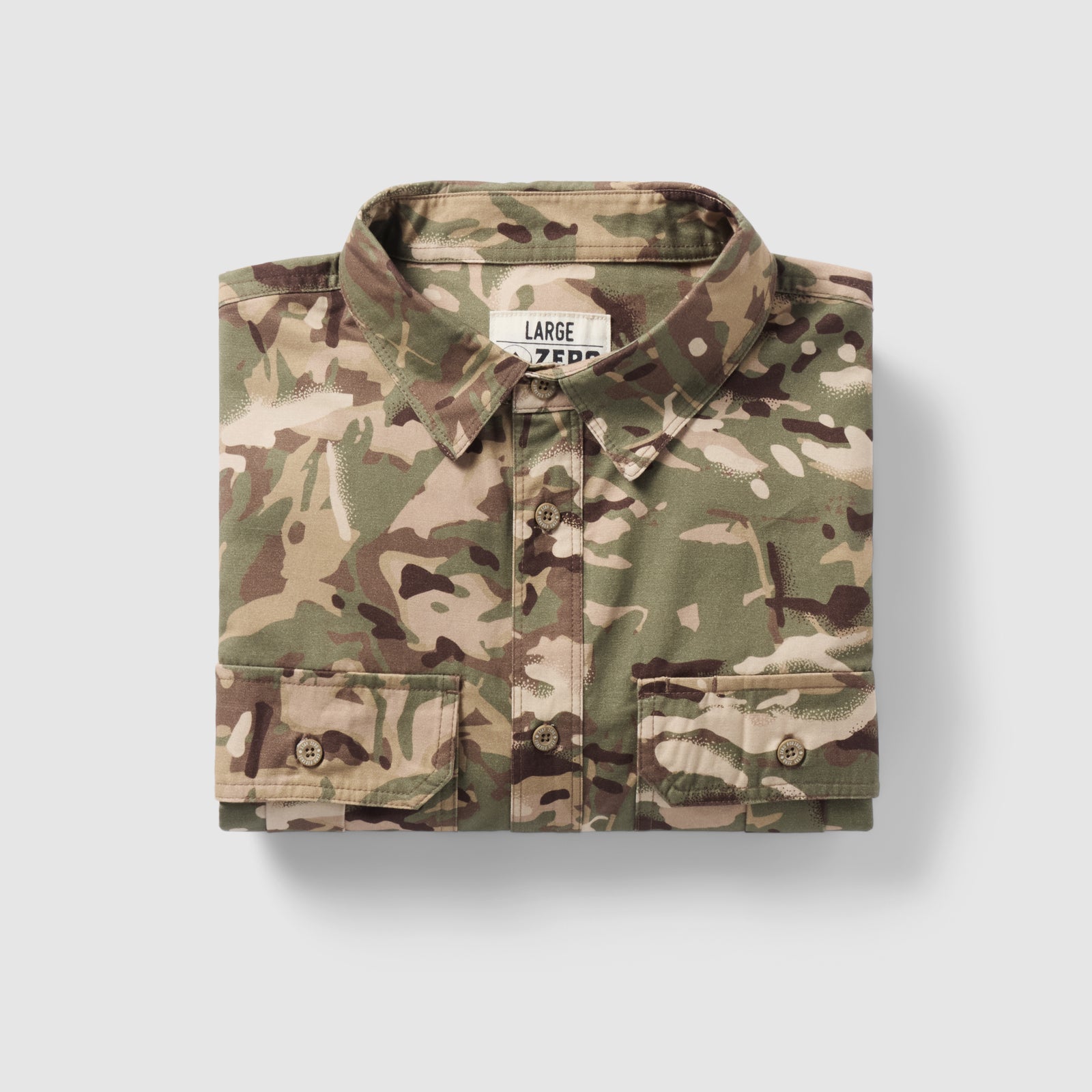 Long Sleeve Utility Shirt –ZERO FOXTROT