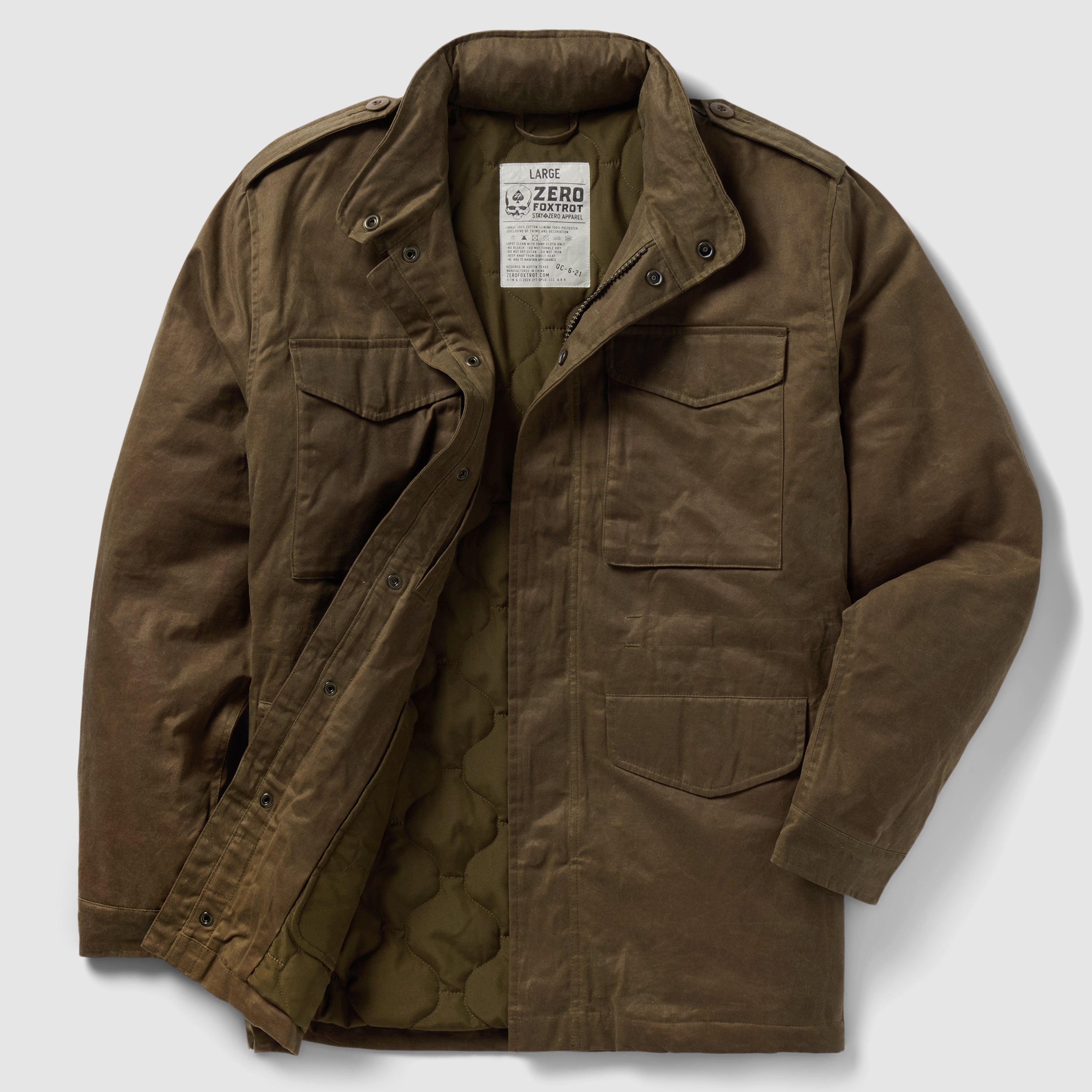 M65 Field Jacket - Dry Wax Canvas