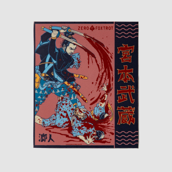 Miyamoto Musashi Sticker –ZERO FOXTROT