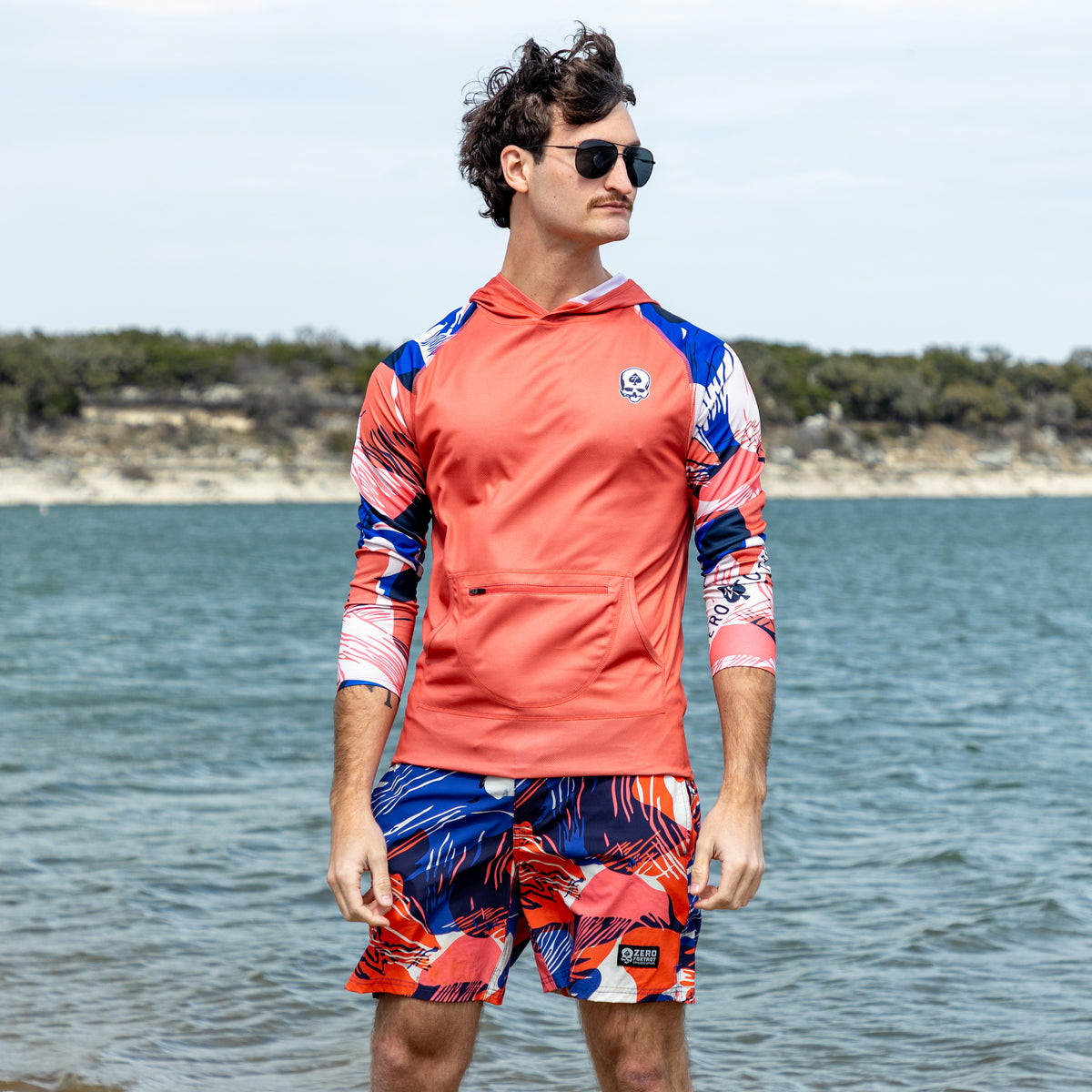 Hooded Rash Guard –ZERO FOXTROT