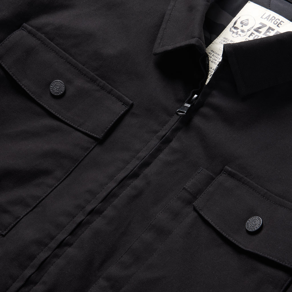 Insulated Canvas Trucker Jacket