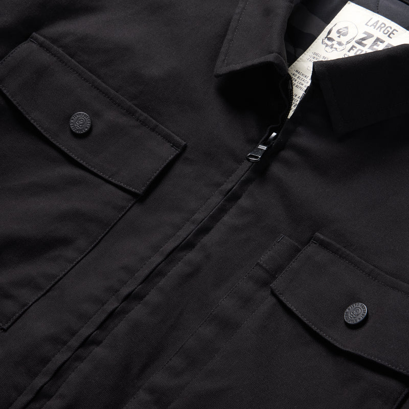 Insulated Canvas Trucker Jacket