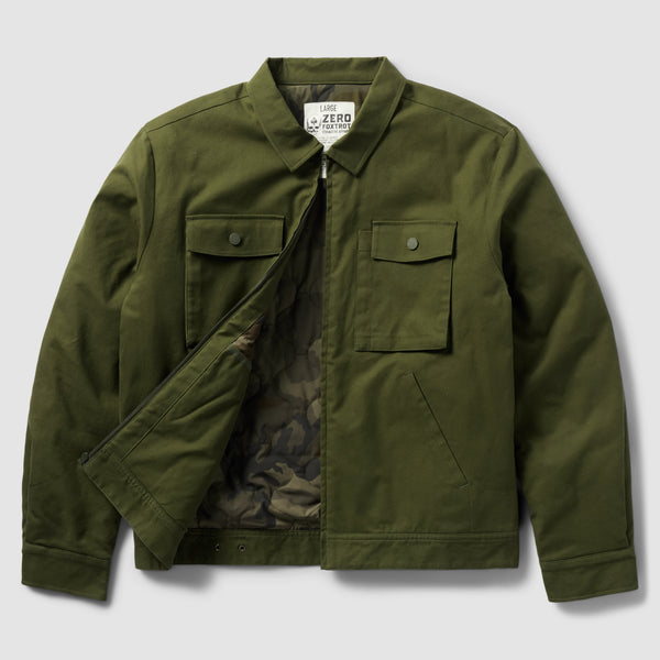 Insulated Canvas Trucker Jacket –ZERO FOXTROT