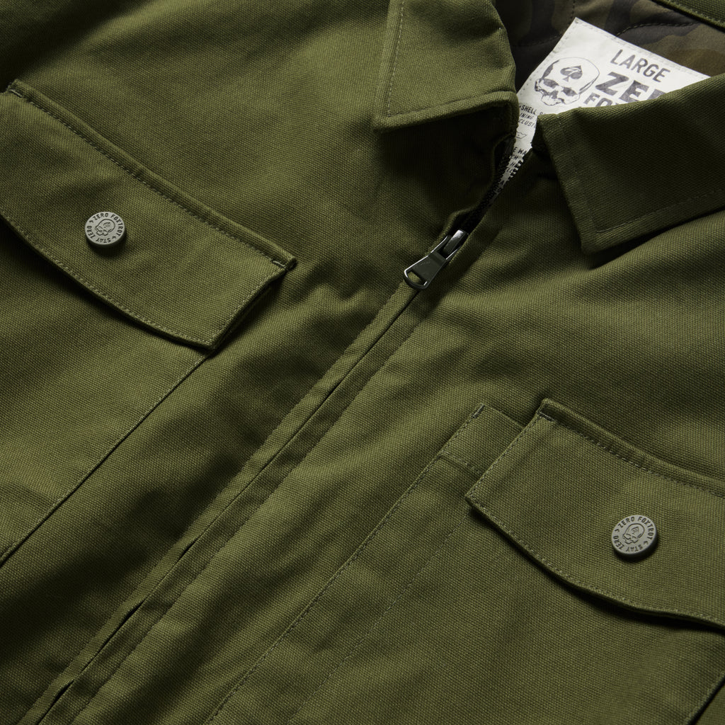 Insulated Canvas Trucker Jacket