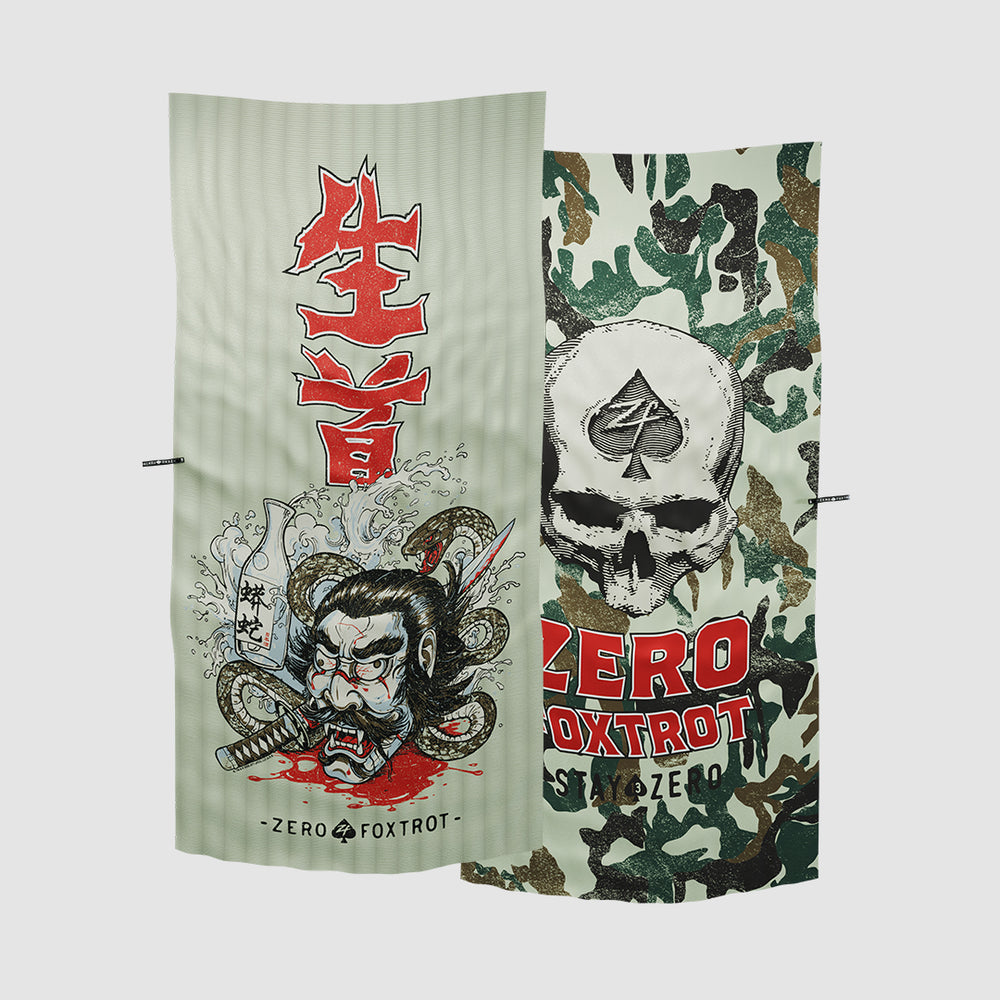 Namakubi Sake Microfiber Beach Towel –ZERO FOXTROT