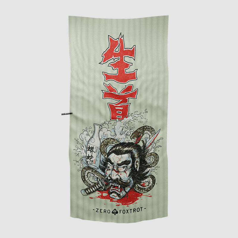 Namakubi Sake Microfiber Beach Towel –ZERO FOXTROT