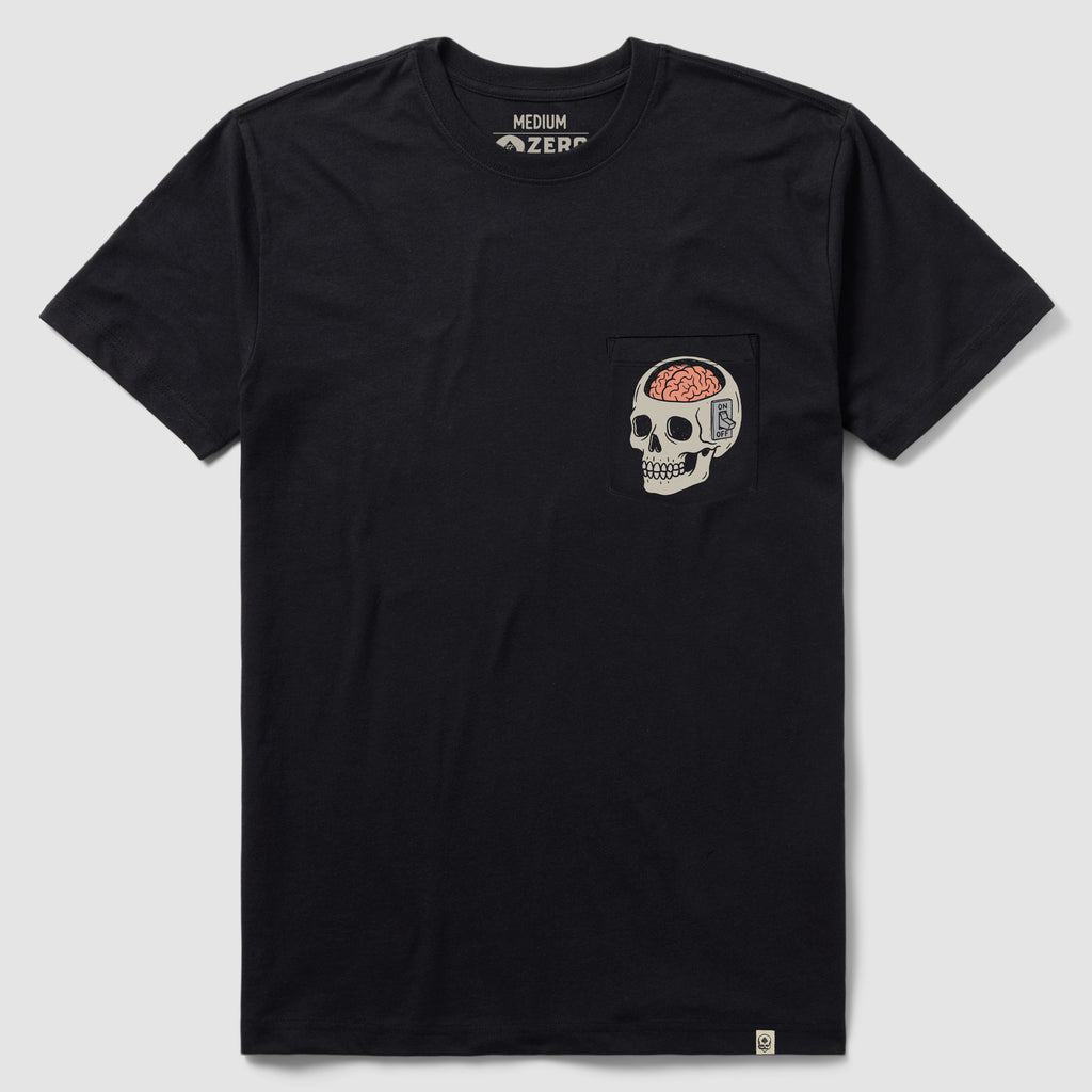 Brain Off Pocket Tee