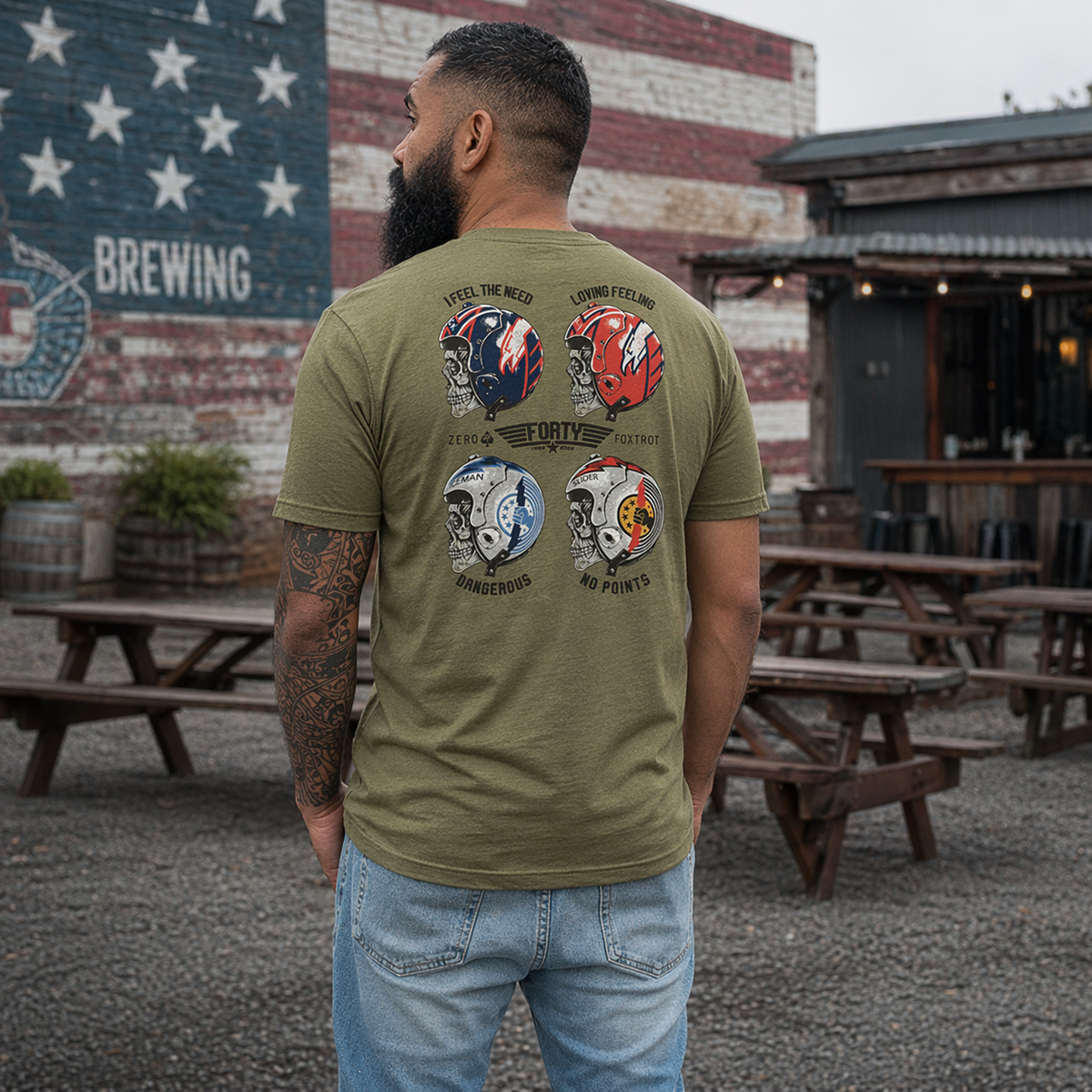 Four Legends Tee –ZERO FOXTROT