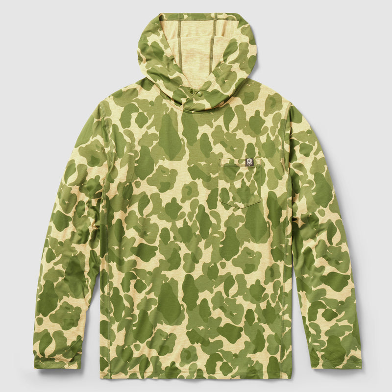 ウェア FCRB CAMOUFLAGE PISTE Performance Sun Hoodie –ZERO FOXTROT