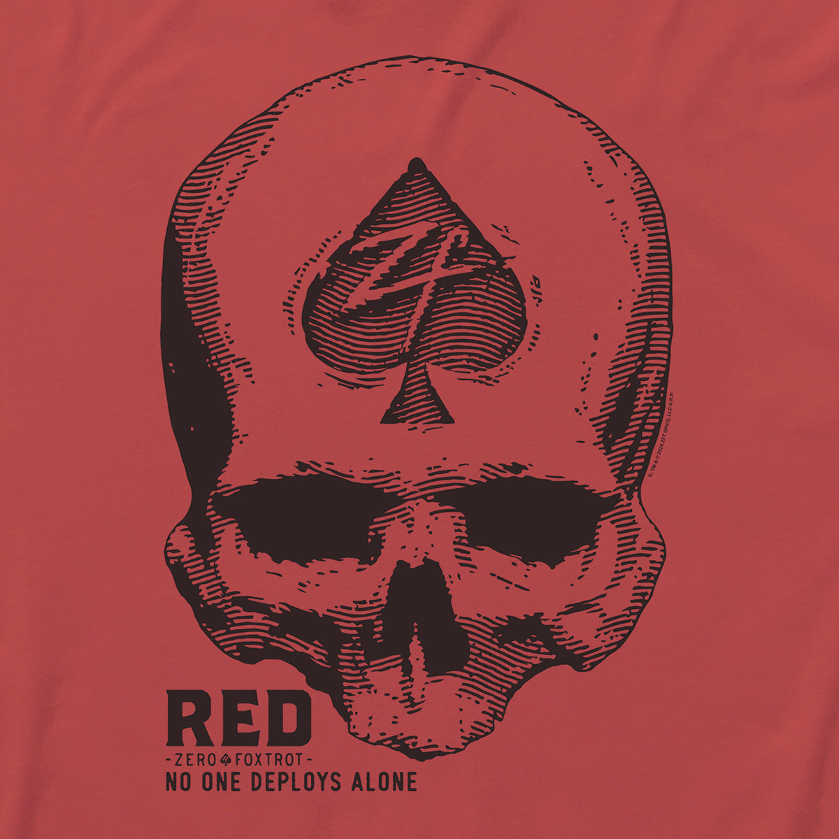 R.E.D. Tee –ZERO FOXTROT