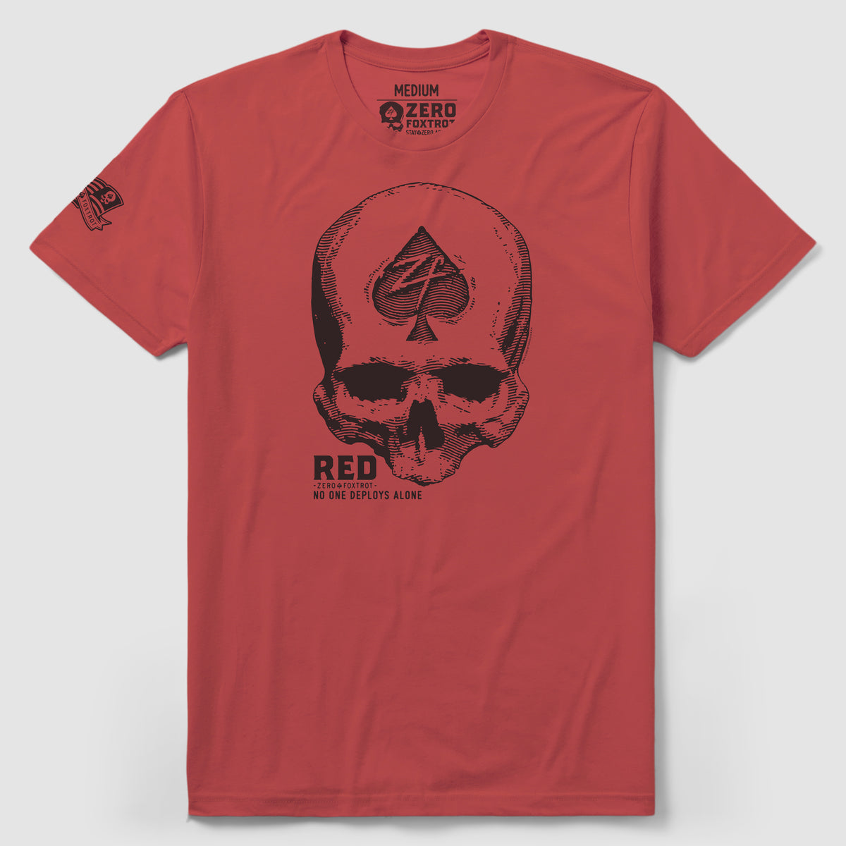R.E.D. Tee –ZERO FOXTROT