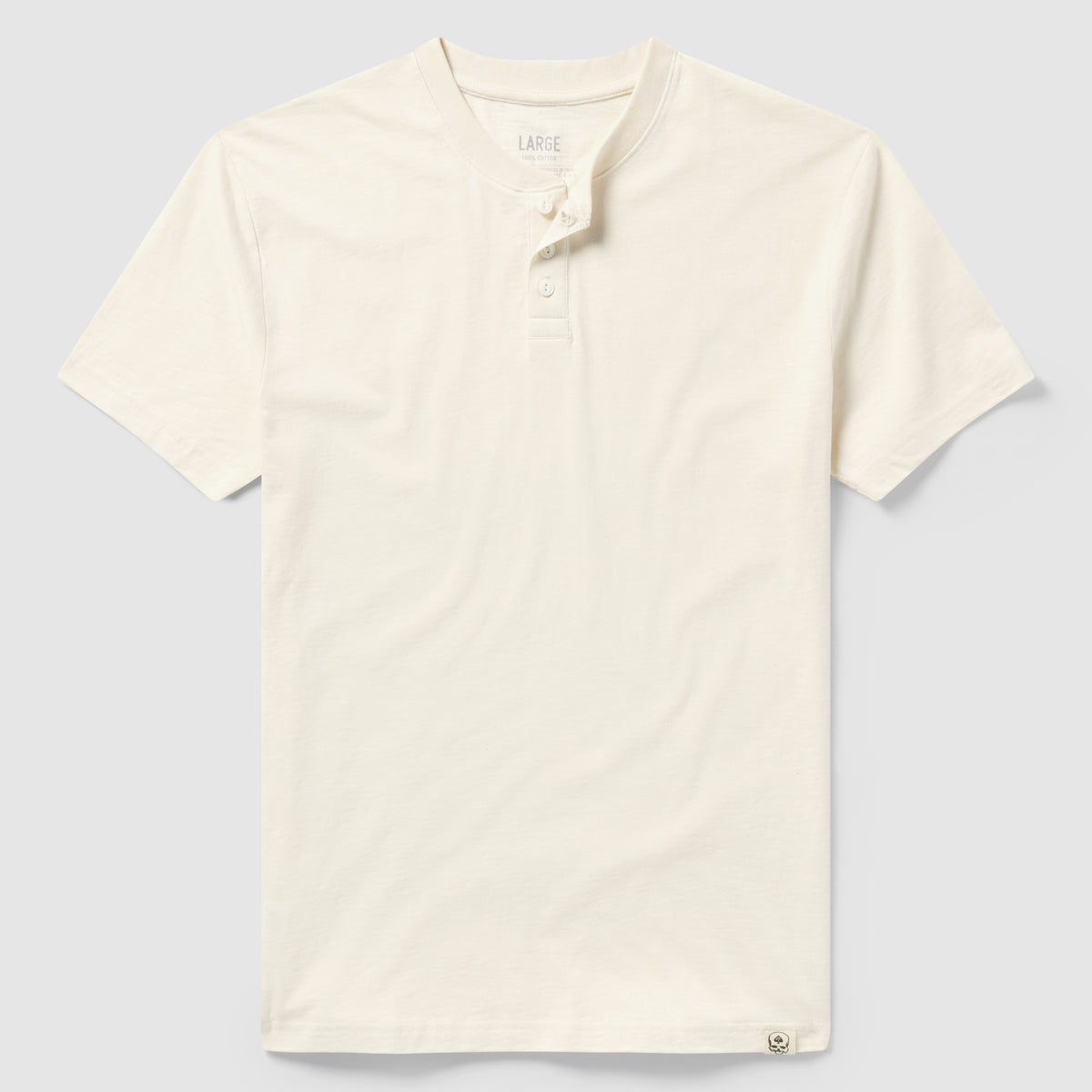 Short Sleeve Cotton Skivvy Henley –ZERO FOXTROT