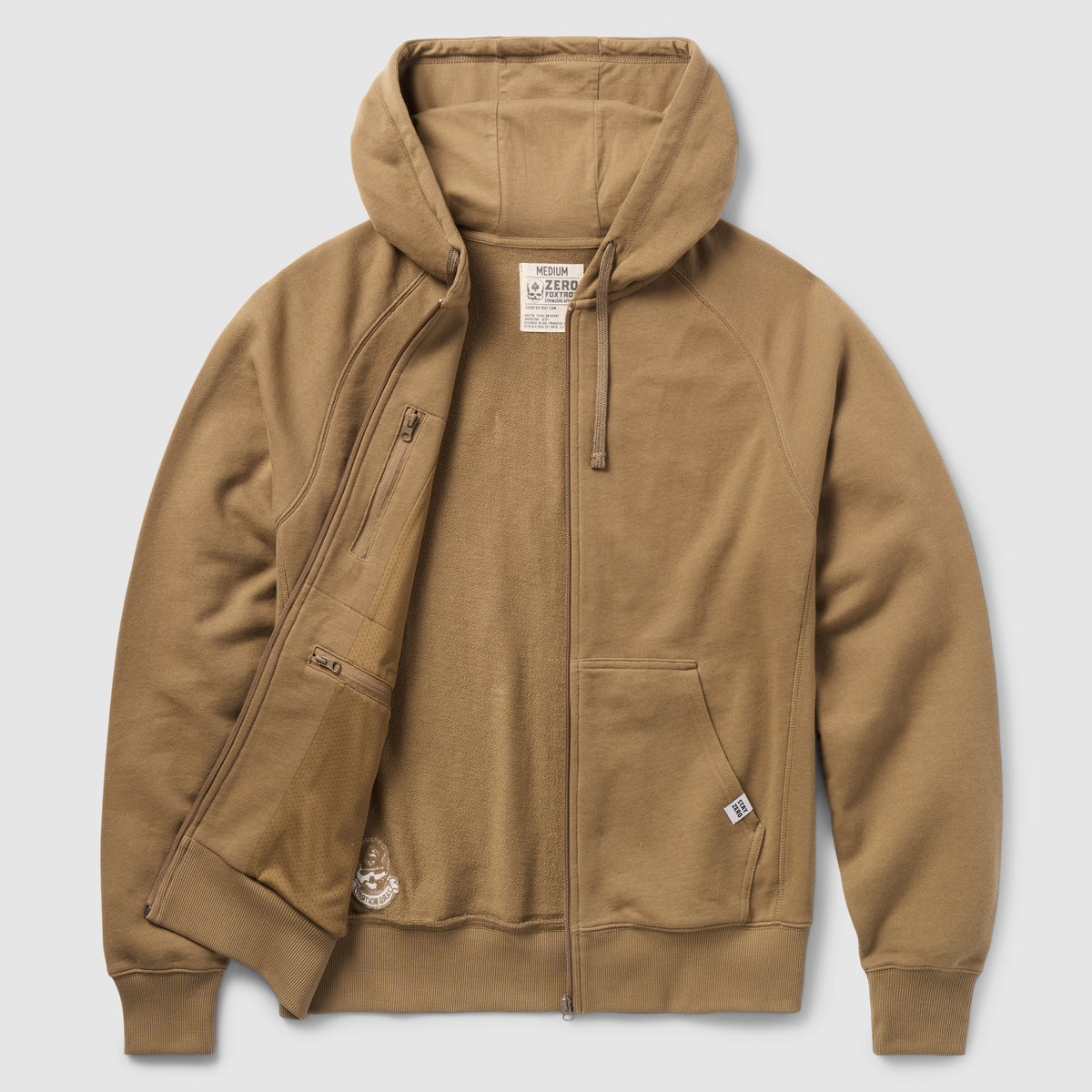 Smuggler French Terry Zip Hoodie –ZERO FOXTROT
