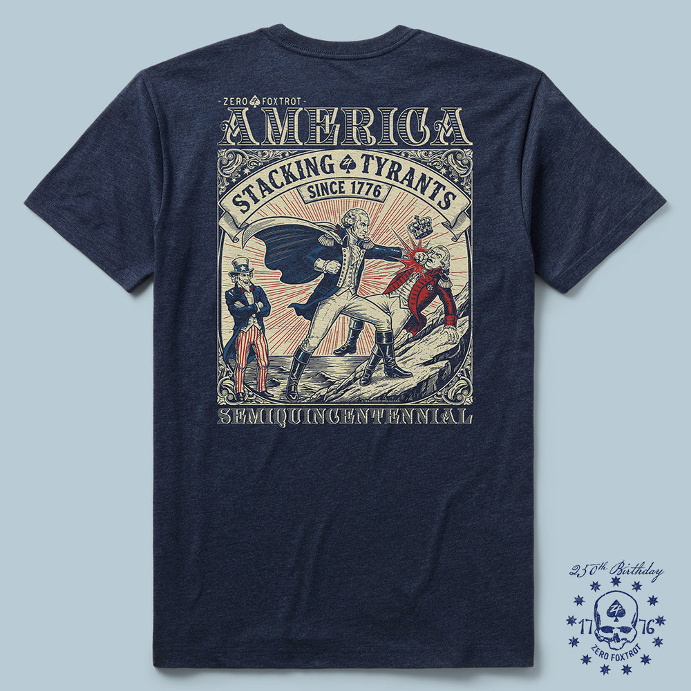 Stacking Tyrants Tee –ZERO FOXTROT