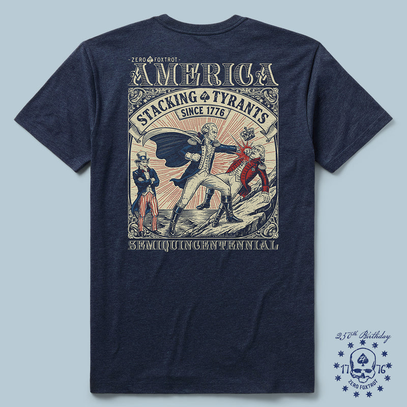 Stacking Tyrants Tee –ZERO FOXTROT